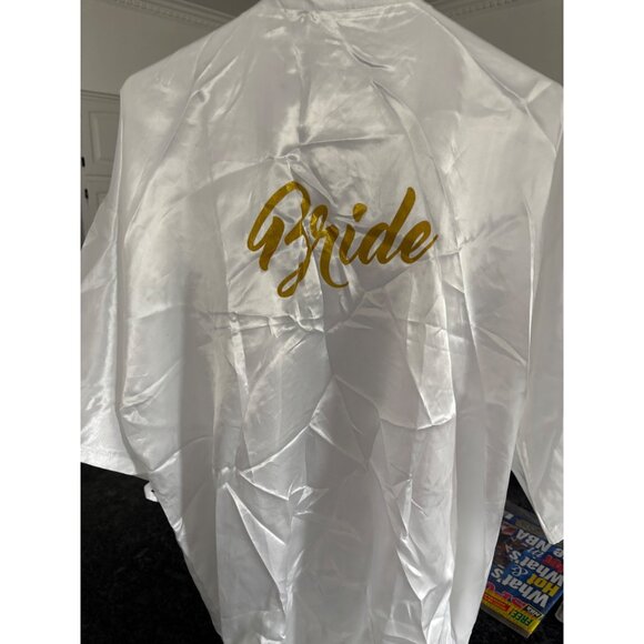 Bride Robe Veil Fanny Pack & Sequin Tote Bag Set Bachel0rette Party Wedding - Picture 5 of 16